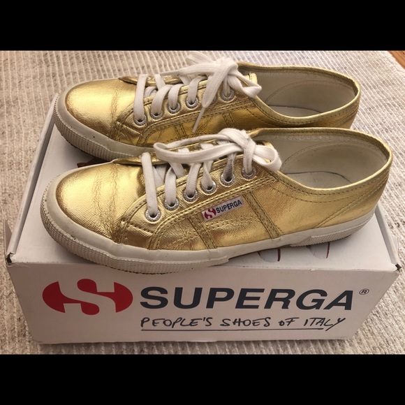 superga orange gold